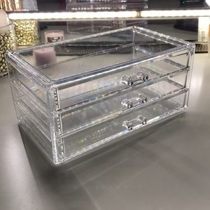 Acrylic Make Up Organizer - 3 Drawer